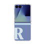 クリアケース［ オリジナル - initial two tone - R blue ］