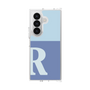 クリアケース［ オリジナル - initial two tone - R blue ］