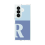 クリアケース［ オリジナル - initial two tone - R blue ］