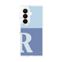 クリアケース［ オリジナル - initial two tone - R blue ］
