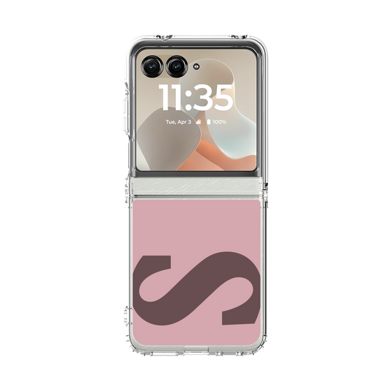 クリアケース［ オリジナル - initial color - S dusty pink ］