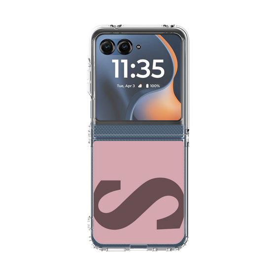 クリアケース［ オリジナル - initial color - S dusty pink ］