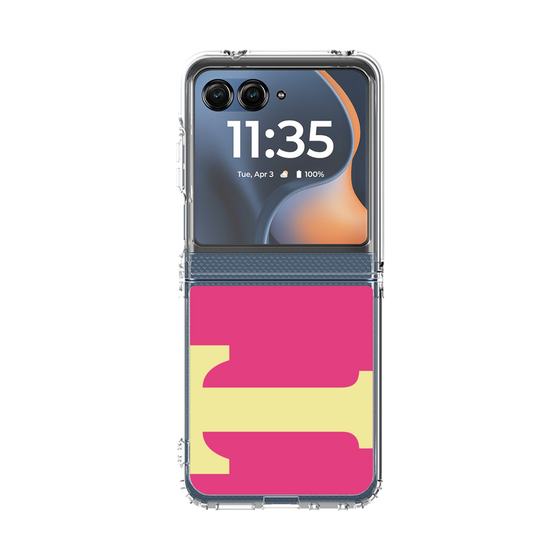 クリアケース［ オリジナル - initial color - T pink ］