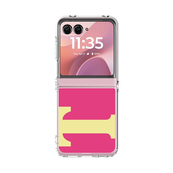 クリアケース［ オリジナル - initial color - T pink ］
