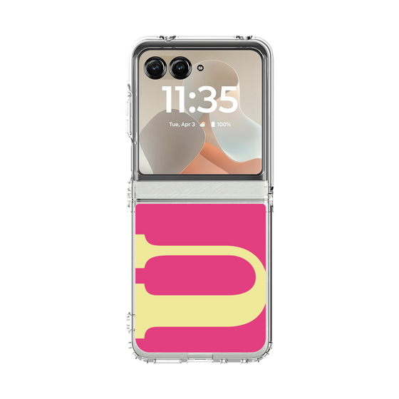 クリアケース［ オリジナル - initial color - U pink ］