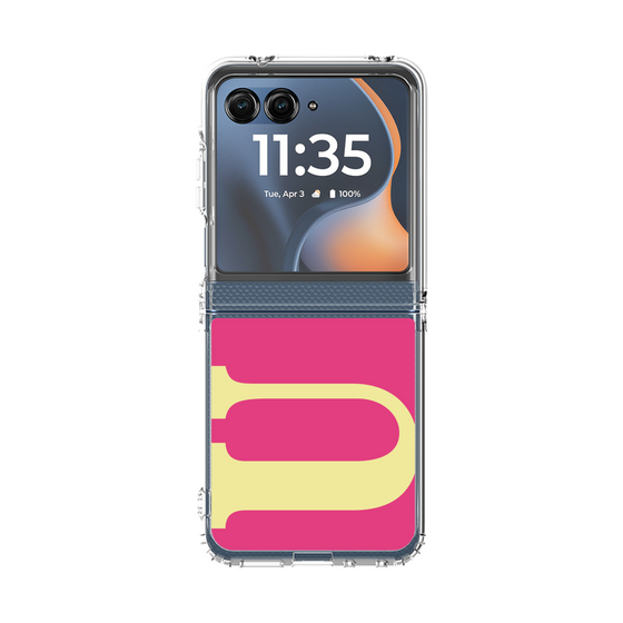 クリアケース［ オリジナル - initial color - U pink ］