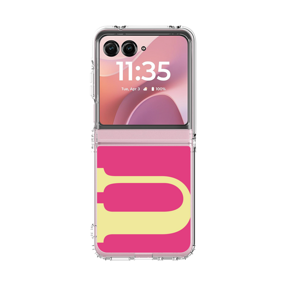 クリアケース［ オリジナル - initial color - U pink ］