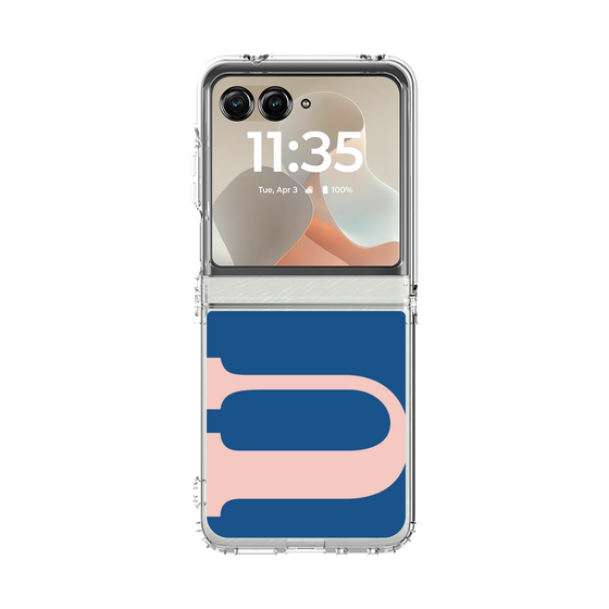 クリアケース［ オリジナル - initial color - U navy ］