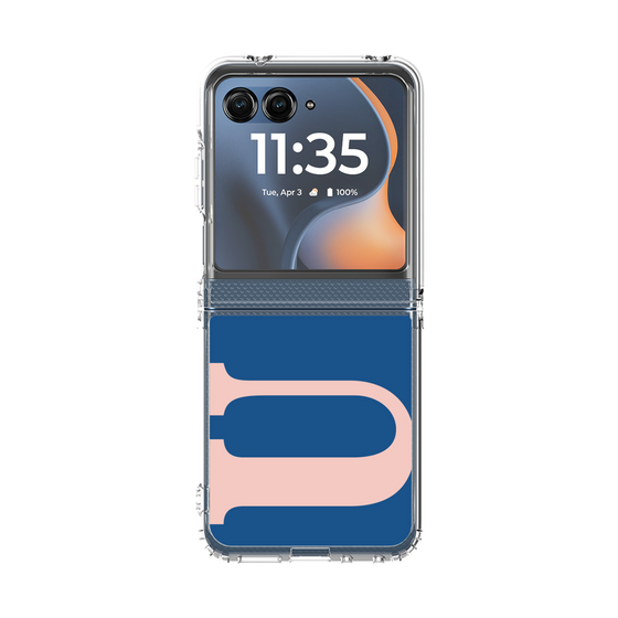 クリアケース［ オリジナル - initial color - U navy ］