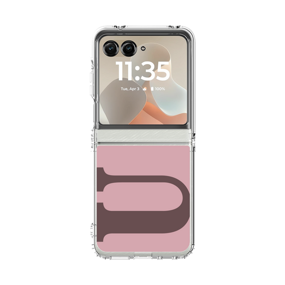 クリアケース［ オリジナル - initial color - U dusty pink ］