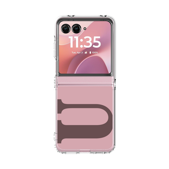クリアケース［ オリジナル - initial color - U dusty pink ］