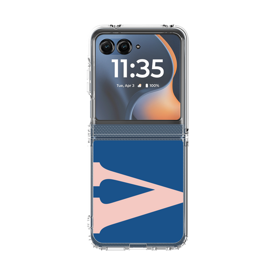 クリアケース［ オリジナル - initial color - V navy ］