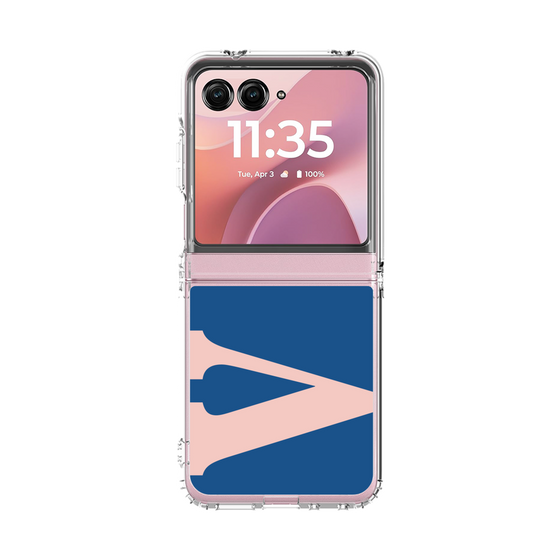 クリアケース［ オリジナル - initial color - V navy ］