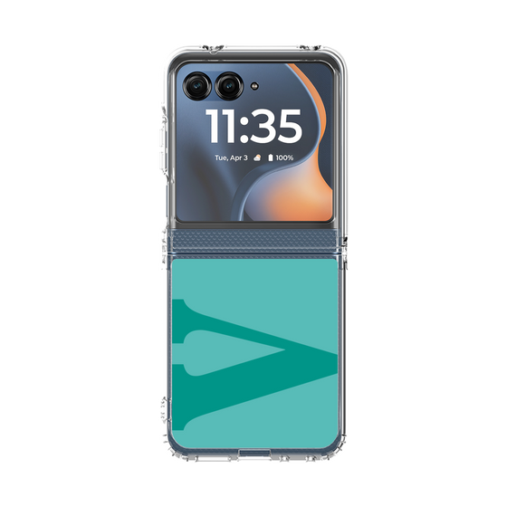 クリアケース［ オリジナル - initial color - V light green ］