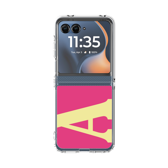 クリアケース［ オリジナル - initial color - A pink ］