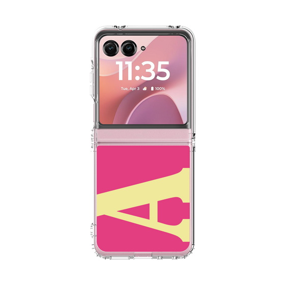 クリアケース［ オリジナル - initial color - A pink ］