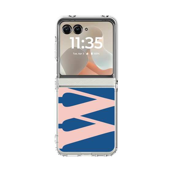 クリアケース［ オリジナル - initial color - W navy ］