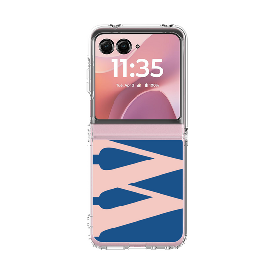 クリアケース［ オリジナル - initial color - W navy ］