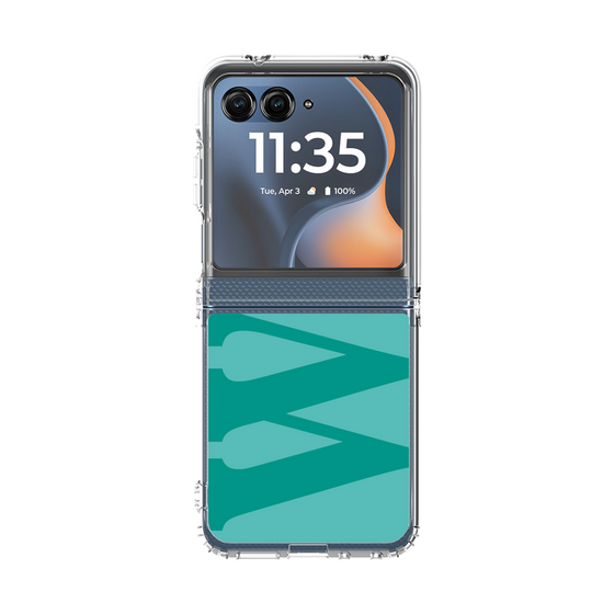 クリアケース［ オリジナル - initial color - W light green ］