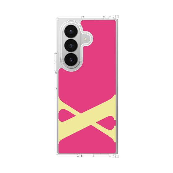 クリアケース［ オリジナル - initial color - X pink ］