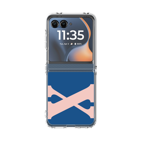 クリアケース［ オリジナル - initial color - X navy ］