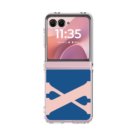 クリアケース［ オリジナル - initial color - X navy ］