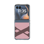 クリアケース［ オリジナル - initial color - X dusty pink ］