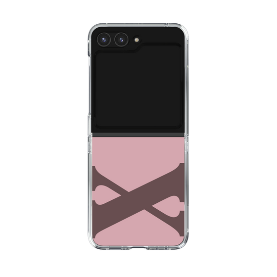クリアケース［ オリジナル - initial color - X dusty pink ］