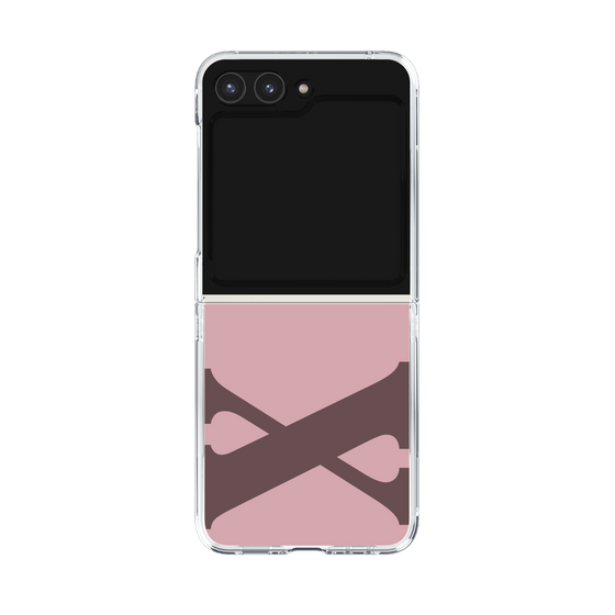クリアケース［ オリジナル - initial color - X dusty pink ］