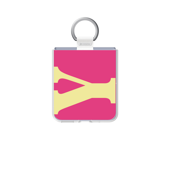 クリアケース［ オリジナル - initial color - Y pink ］