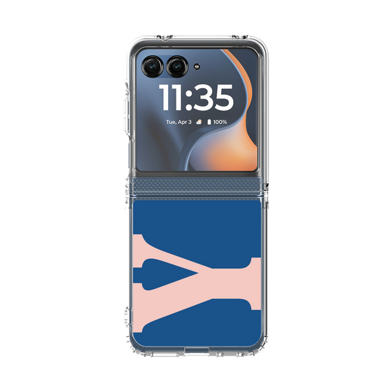 クリアケース［ オリジナル - initial color - Y navy ］