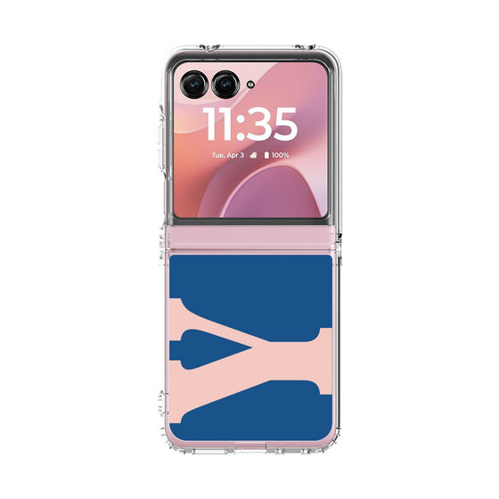 クリアケース［ オリジナル - initial color - Y navy ］