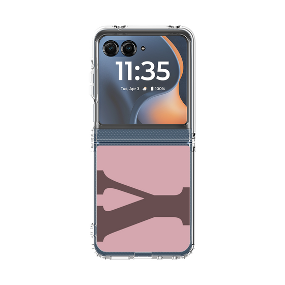 クリアケース［ オリジナル - initial color - Y dusty pink ］