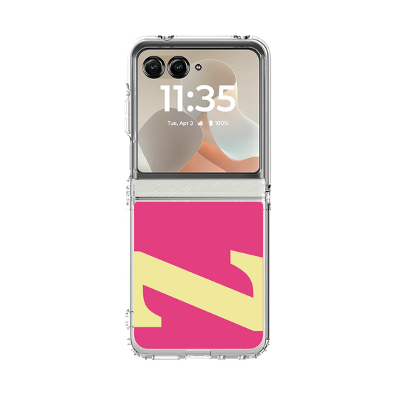 クリアケース［ オリジナル - initial color - Z pink ］