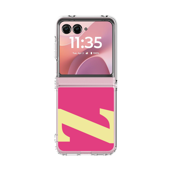クリアケース［ オリジナル - initial color - Z pink ］