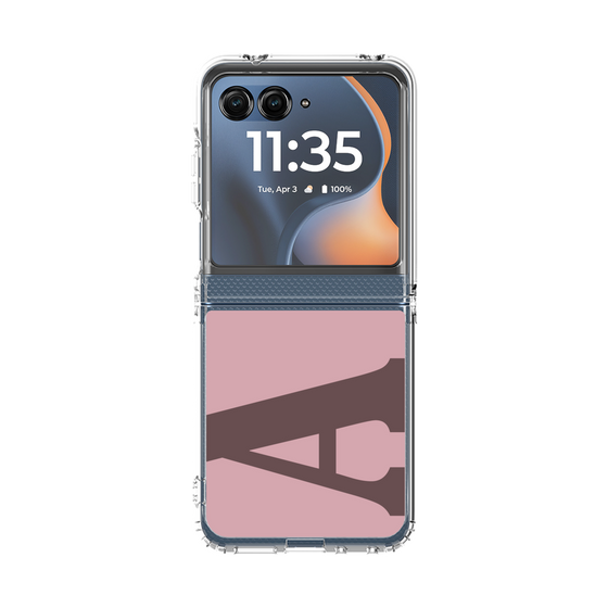 クリアケース［ オリジナル - initial color - A dusty pink ］
