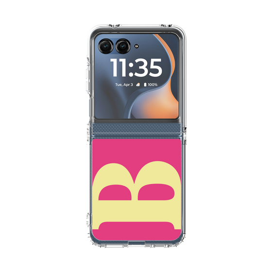 クリアケース［ オリジナル - initial color - B pink ］