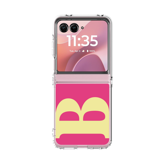 クリアケース［ オリジナル - initial color - B pink ］