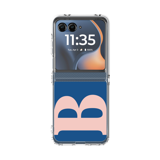 クリアケース［ オリジナル - initial color - B navy ］