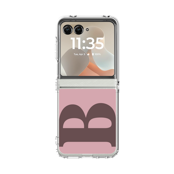 クリアケース［ オリジナル - initial color - B dusty pink ］