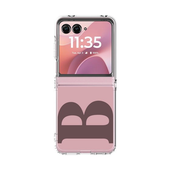 クリアケース［ オリジナル - initial color - B dusty pink ］