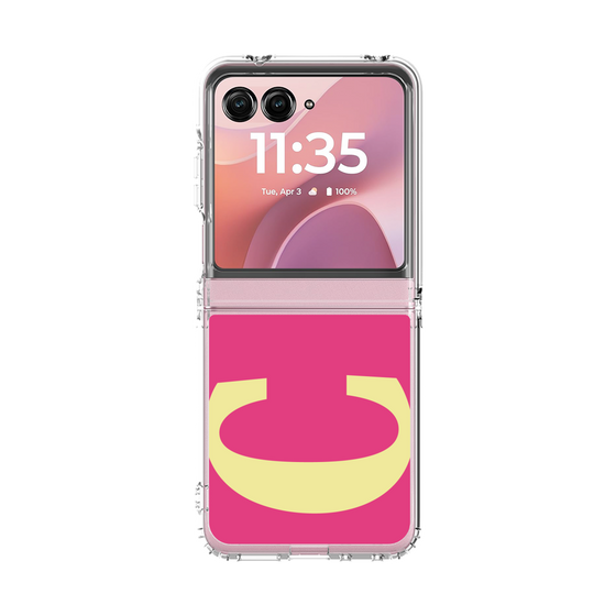 クリアケース［ オリジナル - initial color - C pink ］