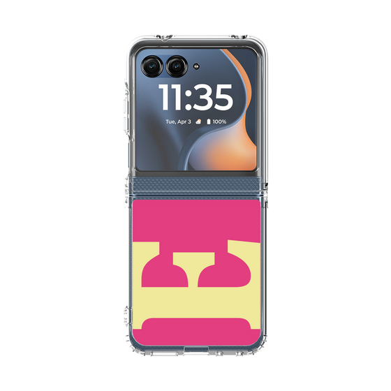 クリアケース［ オリジナル - initial color - E pink ］