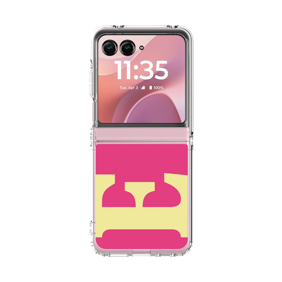 クリアケース［ オリジナル - initial color - E pink ］