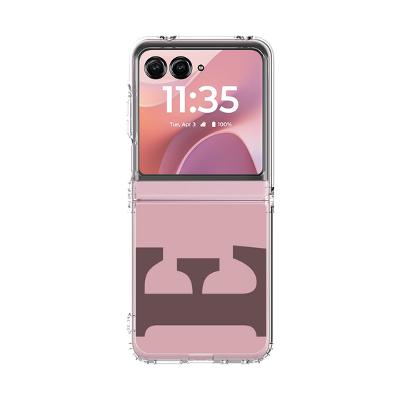 クリアケース［ オリジナル - initial color - E dusty pink ］