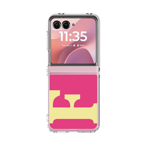 クリアケース［ オリジナル - initial color - F pink ］