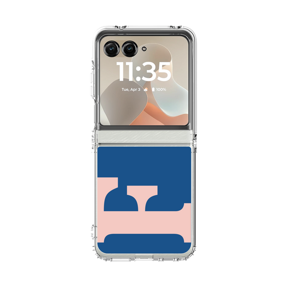 クリアケース［ オリジナル - initial color - F navy ］