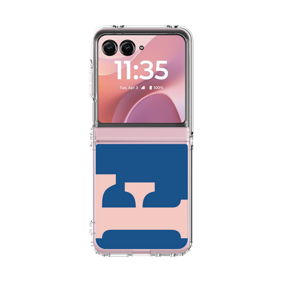 クリアケース［ オリジナル - initial color - F navy ］