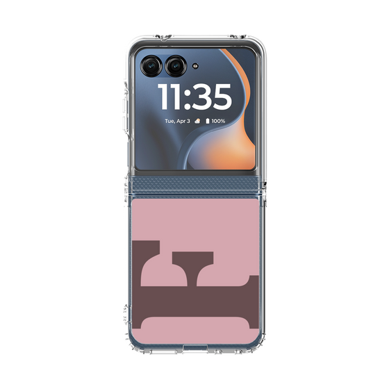 クリアケース［ オリジナル - initial color - F dusty pink ］