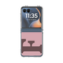 クリアケース［ オリジナル - initial color - F dusty pink ］